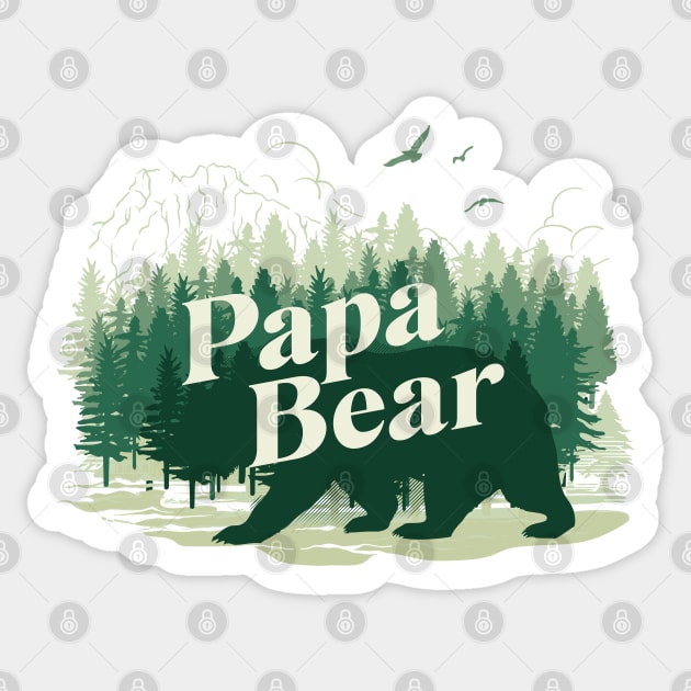 Papa Bear Sticker by Pacar